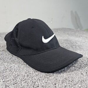 Nike AeroBill Featherlight Hat Unisex OSFM Black 727034-010 Running Cap